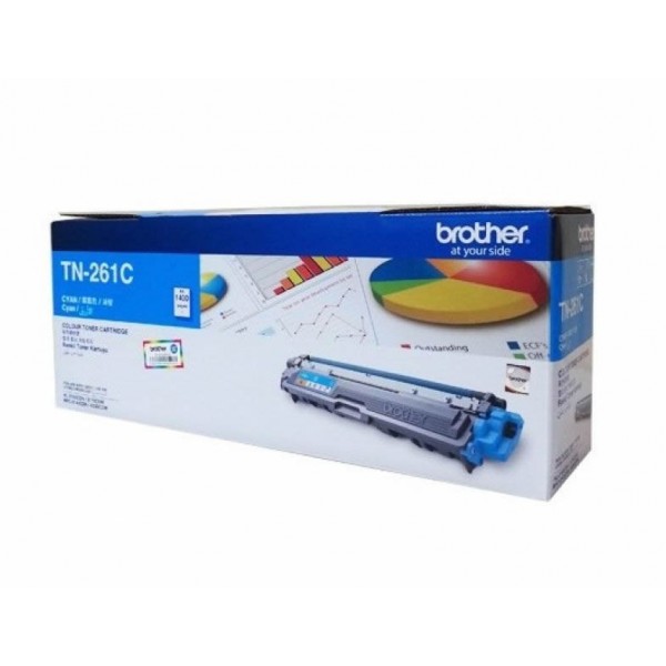 Brother TN261C Mavi Toner 1400 Sayfa (HL-3150CDN HL-3170CDW MFC-9140) - tkt.ton.xer.0366