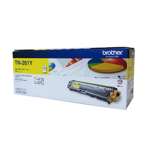 Brother TN261Y Sarı Toner 1400 Sayfa (HL-3150CDN HL-3170CDW MFC-9140) - tkt.ton.xer.0368