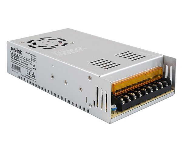 S-link SL-KA390 12V 30A 380W Metal Kamera Güç Kaynağı - guve.aks.0005