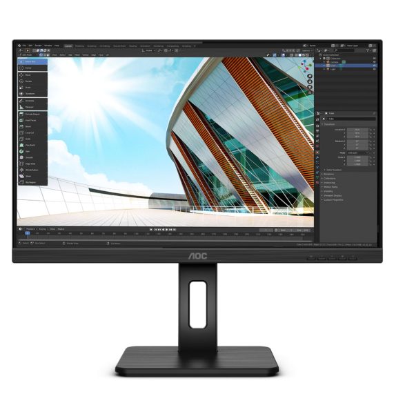 Aoc 27 27P2Q FHD 4Ms 75Hz DP/HDMI/VGA/DVI Hoparlör AdaptiveSync IPS Monitör - cev.mon.0327