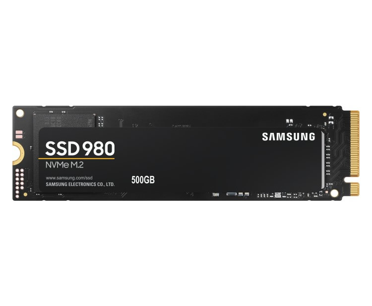 Samsung 500GB NVMe M.2 PCIe Gen 3.0 3100/2600MB/s SSD980 MZ-V8V500BW - oem.hdd.ssd.0248