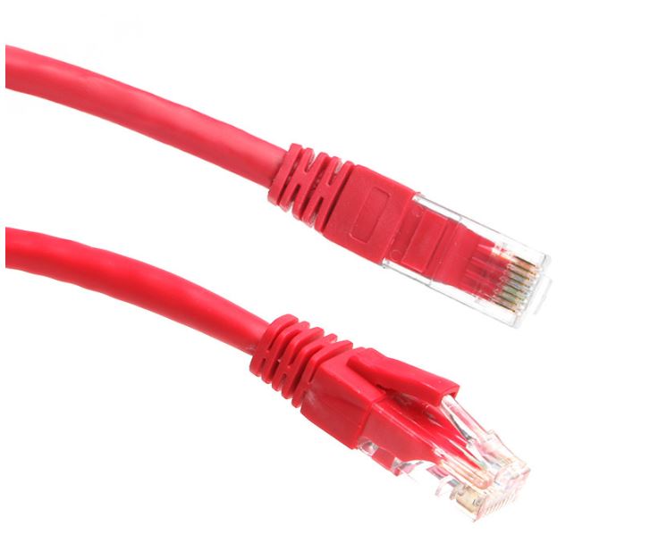 Dark 1 Metre Cat6 CU AWG24/7 UTP Kırmızı Patch Network Kablosu [DK-CB-NT6U100R] - DK-CB-NT6U100R