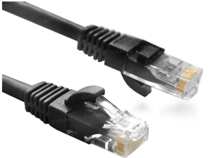 Dark 2 Metre Cat6 CU AWG24/7 UTP Siyah Patch Network Kablosu [DK-CB-NT6U200B] - DK-CB-NT6U200B