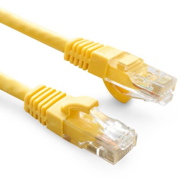 Dark 2 Metre Cat6 CU AWG24/7 UTP Sarı Patch Network Kablosu [DK-CB-NT6U200Y] - DK-CB-NT6U200Y