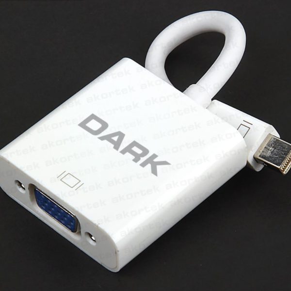 Dark Mini Display Port to VGA Dönüştürücü [DK-HD-AMDPXVGA] - DK-HD-AMDPXVGA