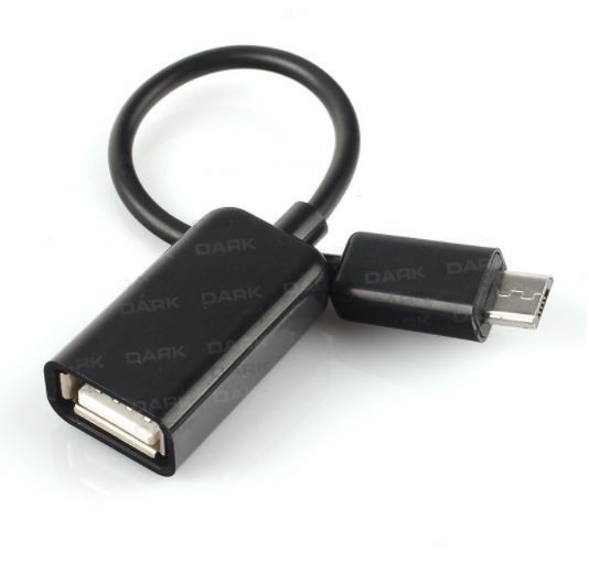 Dark MicroUSB2.0 Telefon USB Giriş Dönüştürücü OTG Kablo[DK-CB-USB2MICROTG2] - DK-CB-USB2MICROTG2