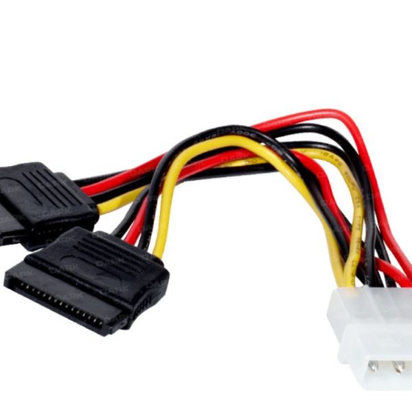 Dark 4Pin Molex - 2x15Pin SATA Dönüştürücü Kablo [DK-CB-P102] - DK-CB-P102