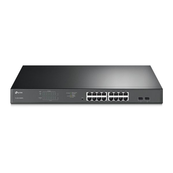 Tp-Link TL-SG1218MPE 18-Port Gigabit Easy Smart Switch 2-SFP 16-Port PoE+ (250W) - Net.Swi.Poe.Var.0003