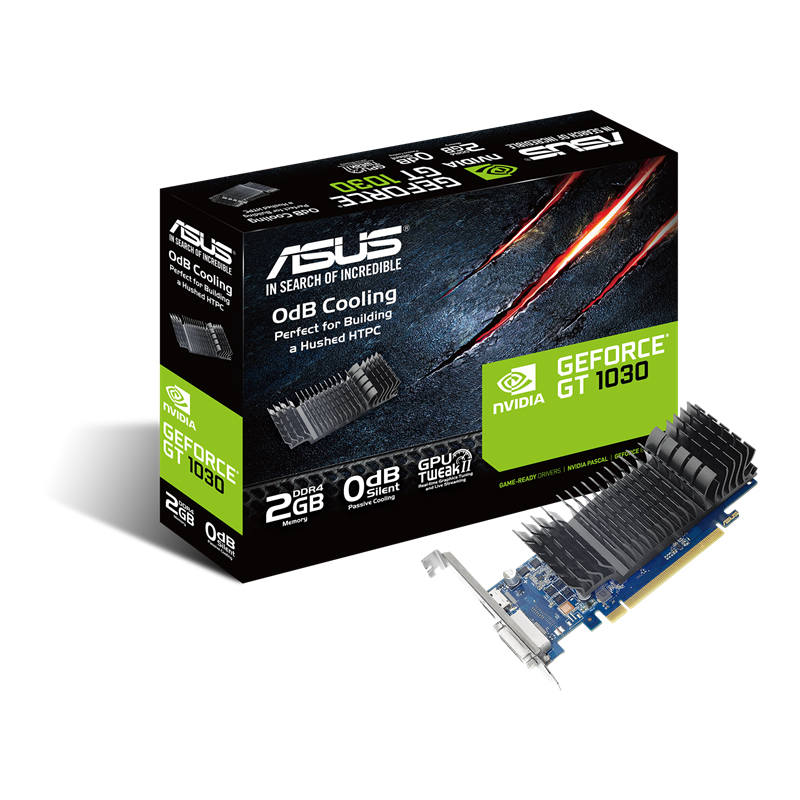 Asus GT1030-SL-2GD4-BRK 2GB 64Bit DDR4 HDMI/DVI PCI 3.0 Ekran Kartı - Bbi.Isl.Ekr.Nvd.0014