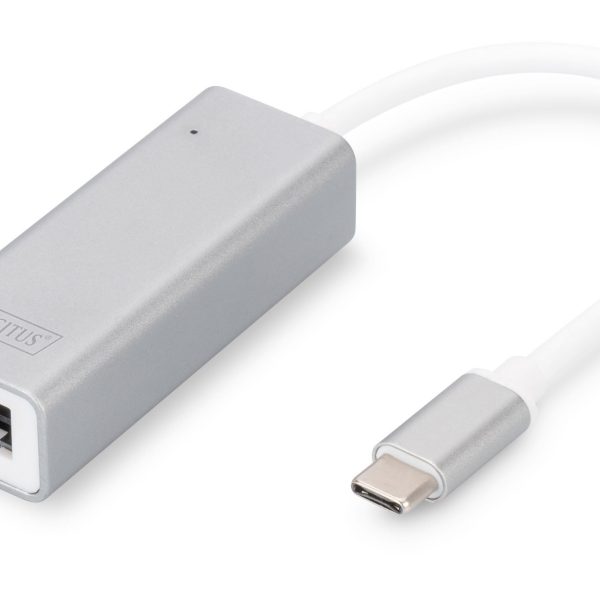 Digitus DN-3024 USB Tip C (USB 3.0) Gigabit Ethernet Adaptörü - Aks.Cev.Typ.0001