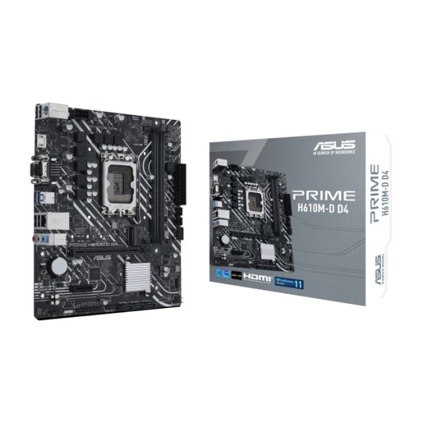 Asus PRIME H610M-D D4 B610 DDR4 M.2  HDMI/VGA  PCI 4.0 1700p Anakart - Bbi.Isl.Ank.Int.0024