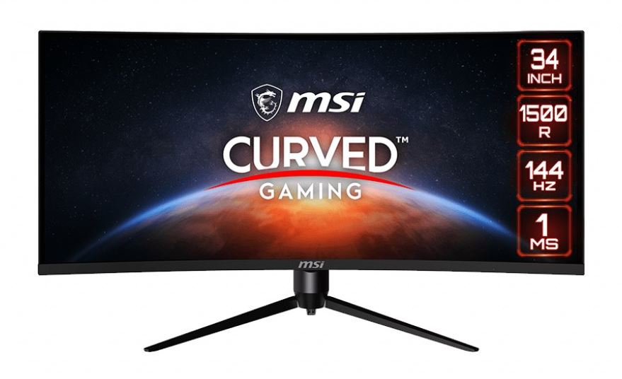 34" MSI OPTIX MAG342CQR 1ms 144Hz 3440X1440UWQHD 2xHDMI/DP Curved Gaming Monitör - OPTIX MAG342CQR