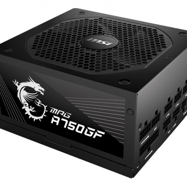 MSI MPG A750GF 750W 80+Gold 140mm Fan Power Supply - MPG A750GF