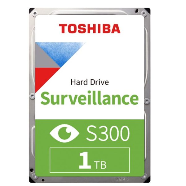 Toshiba 1TB S300 3.5" Sata3 5700Rpm 64MB 7/24 Güvenlik Hdd [HDWV110UZSVA] - HDWV110UZSVA