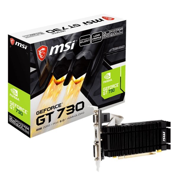 MSI 2GB GT 730 N730K-2GD3H/LPV1 DDR3 [64Bit] DVI-D HDMI D-Sub - N730K-2GD3H/LPV1