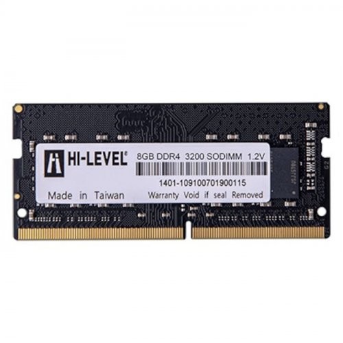 Hi-Level 8GB 3200MHz DDR4 1.2V Sodimm [HLV-SOPC25600D4/8G] - HLV-SOPC25600D4/8G