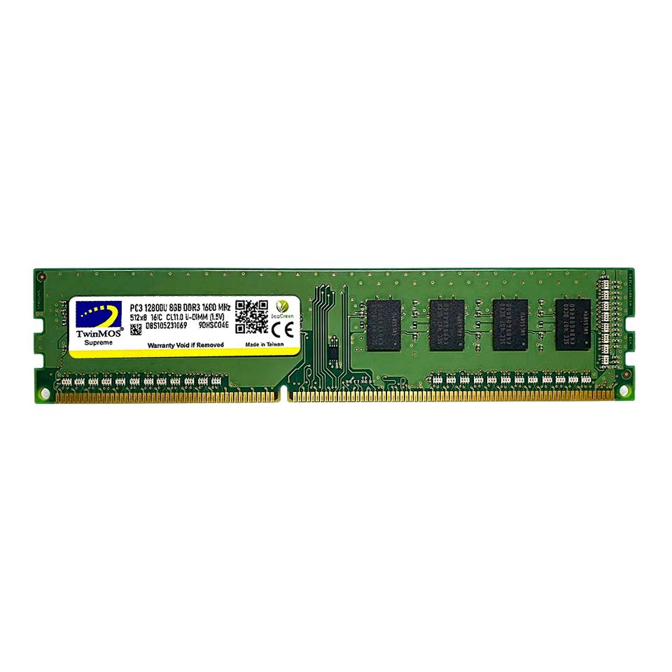 Twinmos 8GB 1600Mhz 1.5V DDR3 Kutulu PC Bellek (MDD38GB1600D) - MDD38GB1600D