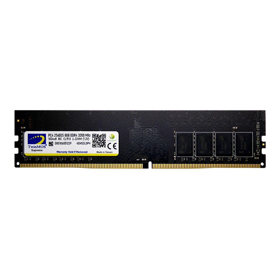 Twinmos 8GB 3200Mhz DDR4 Kutulu PC Bellek (MDD48GB3200D) - MDD48GB3200D
