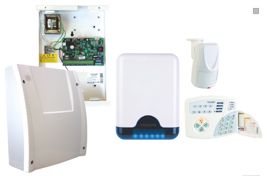 TEKNİM VAP-404PT Gelişmiş Alarm Seti ( Plastik Kasa ) - VAP-404PT