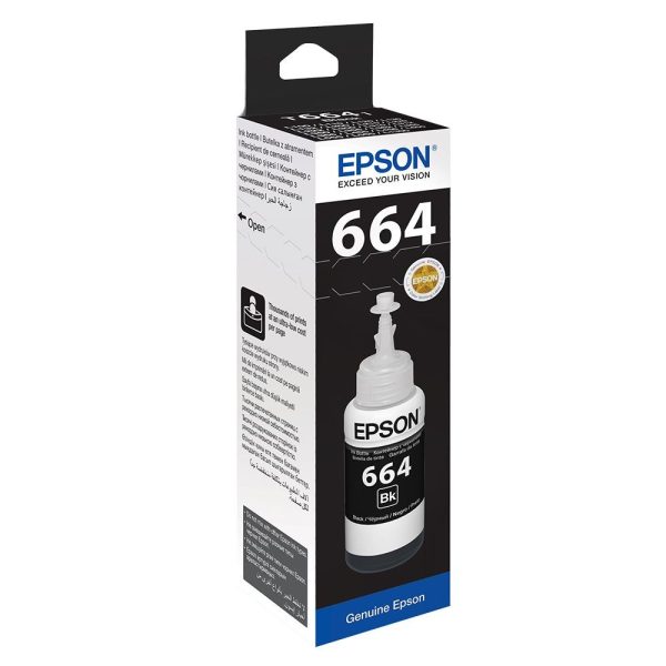 EPSON T6641 L100/ L200/ L300 BLACK MÜREKKEP 70ML - C13T66414A