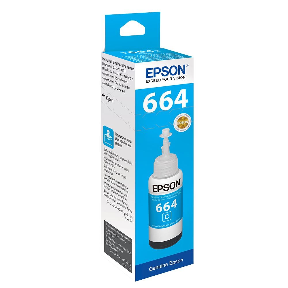 EPSON T6642 L100/ L200 / L300 CYAN MÜREKKEP 70ML - C13T66424A