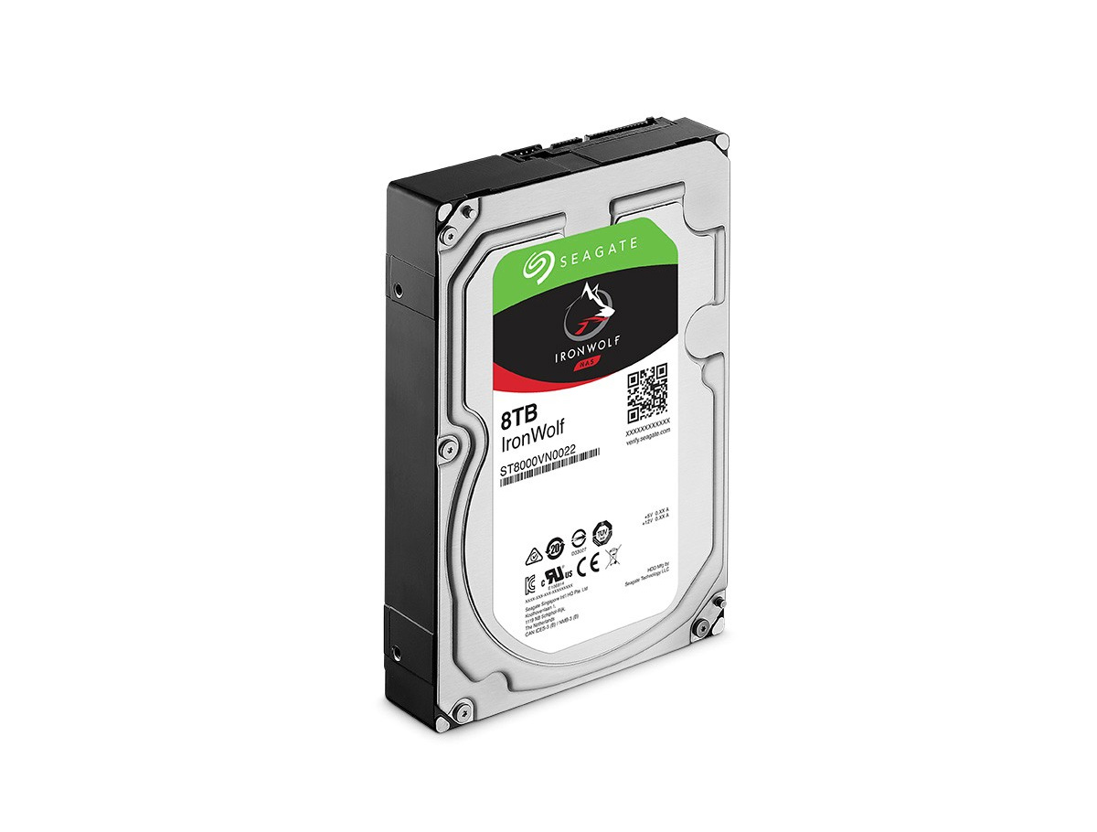 SEAGATE IRONWOLF 8 TB 7200RPM 256MB 7/24 1-8 Yuvalı  Nas için - ST8000VN004