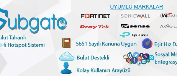 SUBGATE SG1-C1000 Hotspot Lisansı - 1 Yıl (1000 Kullanıcı) - SG1-C1000
