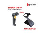 PERKON SPIDER SP610 USB 1D-2D (Karekod) Okuyucu (Ayak Dahil) - SP610