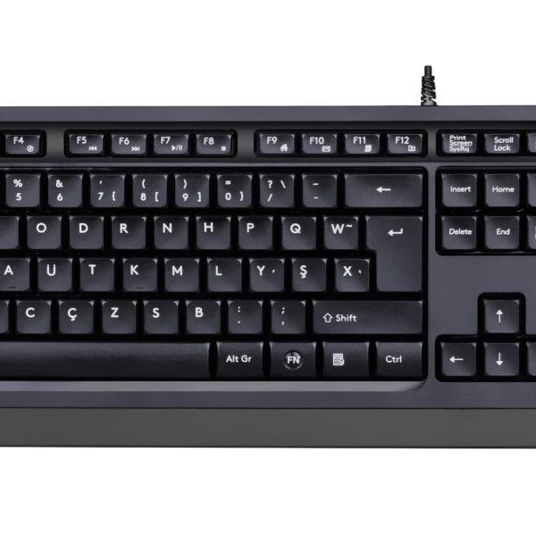 A4 TECH FK10 F USB GRİ TR FN-MULTİMEDYA - FK10 F USB GREY