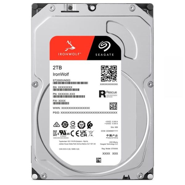 Seagate 2TB 3.5" 5400Rpm 256MB SATA IronWolf ( 3 Yıl Garanti ) ( ST2000VN003 ) - Bbi.Isl.Dep.35n.0018