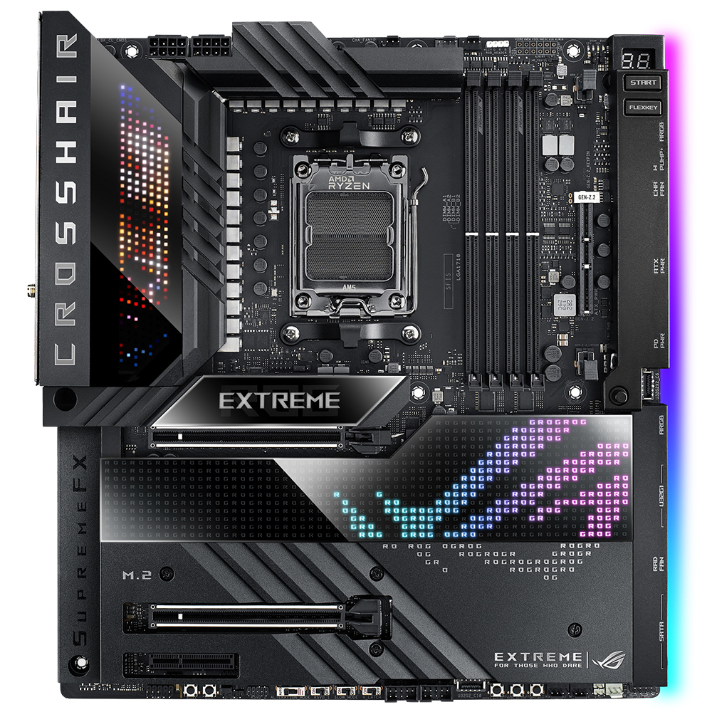 Asus ROG CROSSHAIR X670E EXTREME AM5 DDR5 6400(OC) 2xUSB4 5xUSB3.2 10GLan EATX - 90MB1B10-M0EAY0