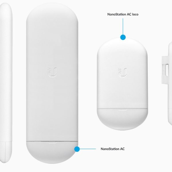 UBNT NanoStation NS-5AC 5GHz 450+ Mbps 15+ Km Outdoor airMAX AC Access Point - NS-5AC