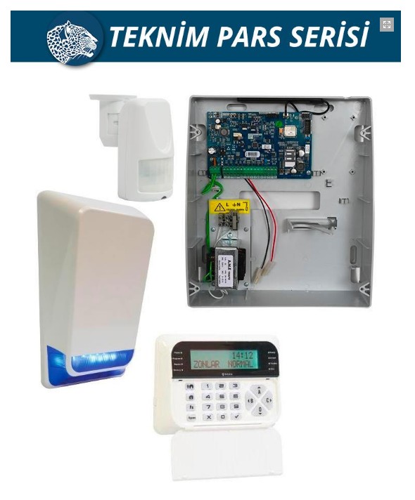 TEKNİM TSP-5324LCD Hırsız Alarm Seti ( GSM+GPRS) - TSP-5324LCD
