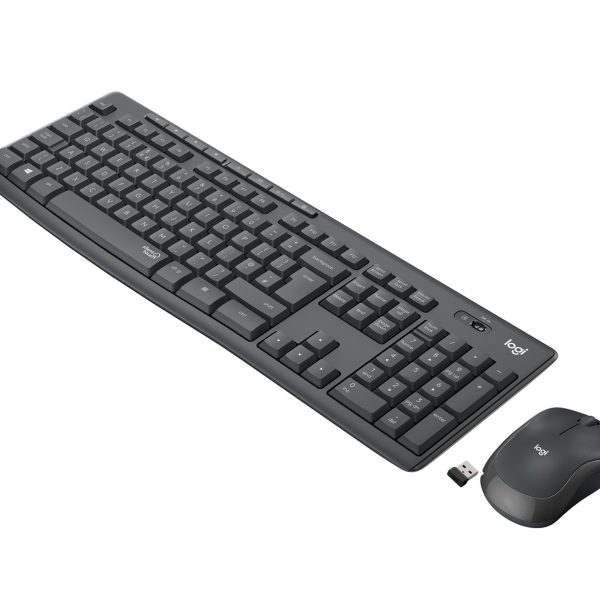 LOGITECH MK295 Kablosuz Klavye Mouse MM Set Siyah (920-009804) - 920-009804