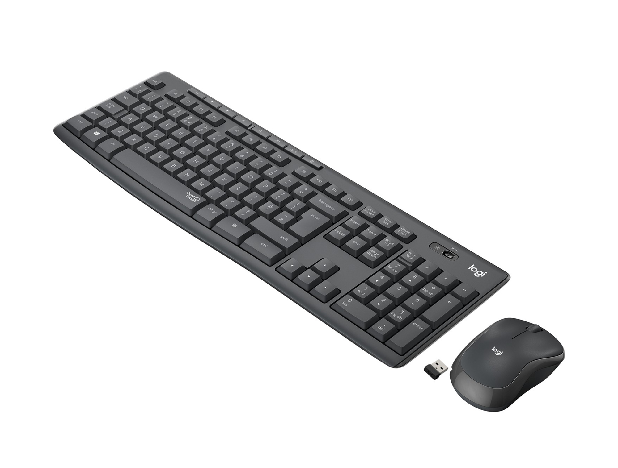 LOGITECH MK295 Kablosuz Klavye Mouse MM Set Siyah (920-009804) - 920-009804