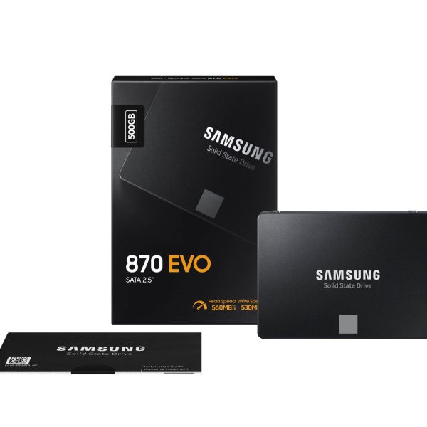 SAMSUNG 500GB 870 EVO SATA3 560/530MB/s SSD - MZ-77E500BW