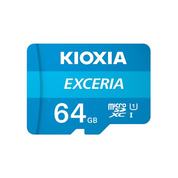 KIOXIA 64GB EXCERIA MICRO SDHC UHS-1 C10 100MB/sn - LMEX1L064GG2