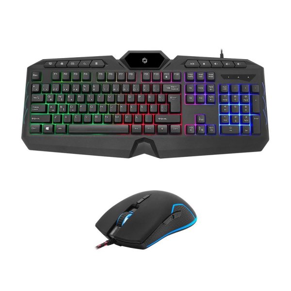 FRISBY FK-4865QU USB IŞIKLI MULTIMEDYA KLAVYE MOUSE SET - FK-4865QU