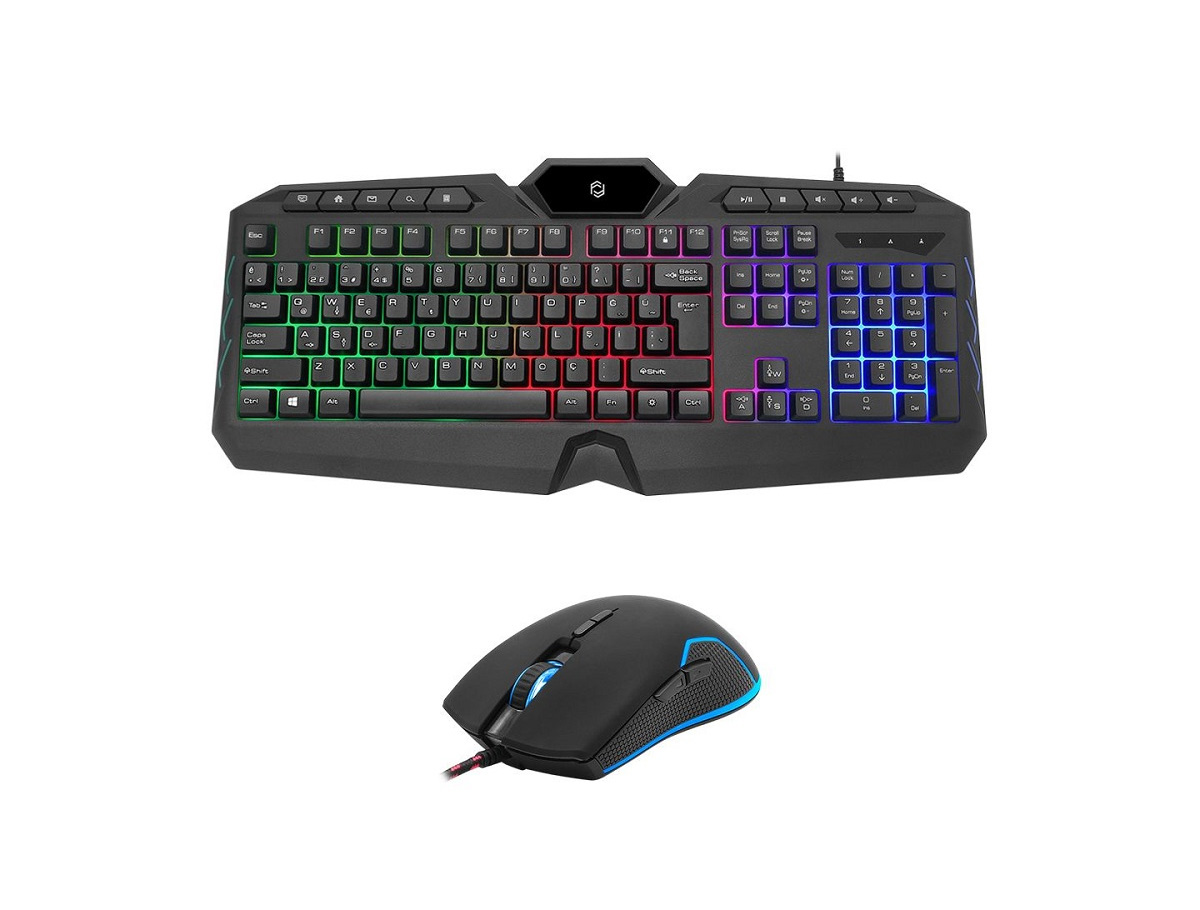 FRISBY FK-4865QU USB IŞIKLI MULTIMEDYA KLAVYE MOUSE SET - FK-4865QU