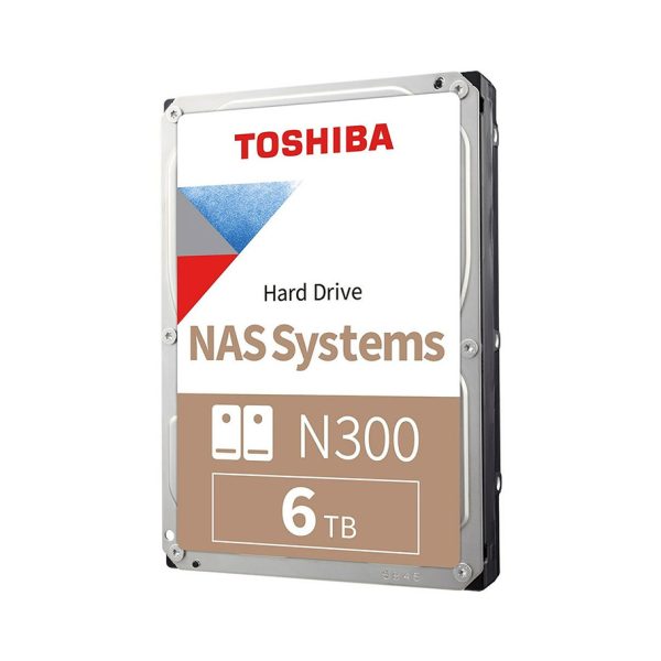 TOSHIBA N300 6 TB 7200RPM SATA3  128MB  7/24  1-8  Yuvalı Nas için - HDWG460UZSVA