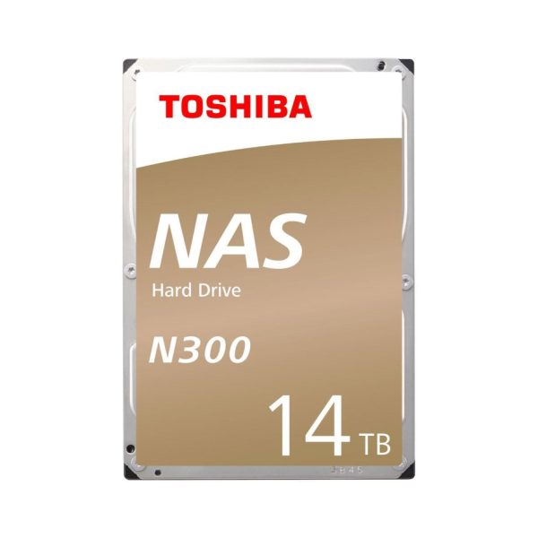 TOSHIBA N300 14 TB N300 7200RPM SATA3 512MB 7/24  1-8  Yuvalı Nas için - HDWG51EUZSVA