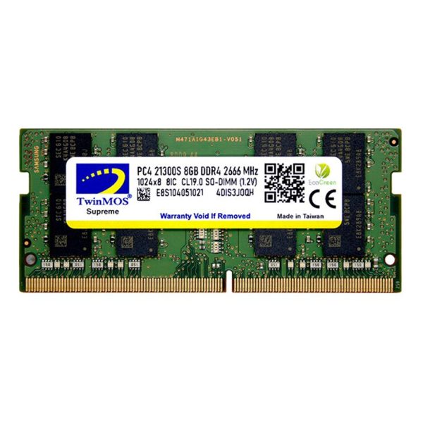 TwinMOS Sodimm 8 GB 2666MHz DDR4 Notebook Ram - MDD48GB2666N