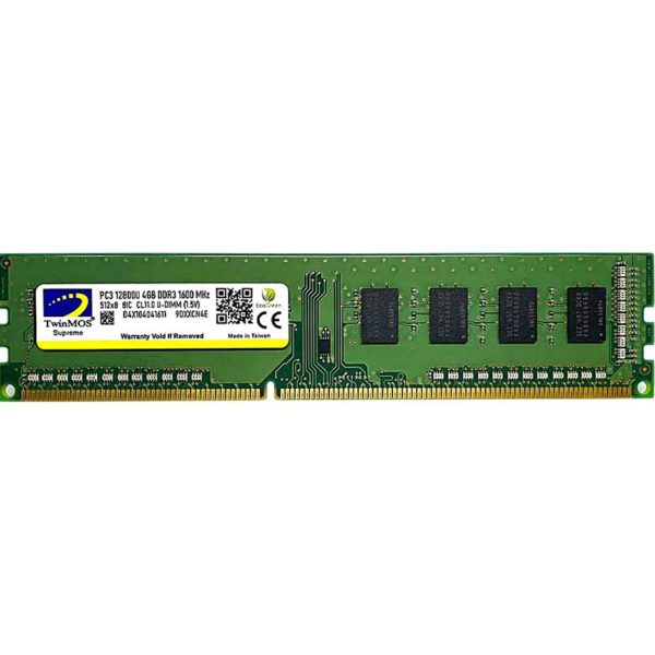 TwinMOS DDR3 4GB 1600MHz 1.5v Desktop Ram - MDD34GB1600D