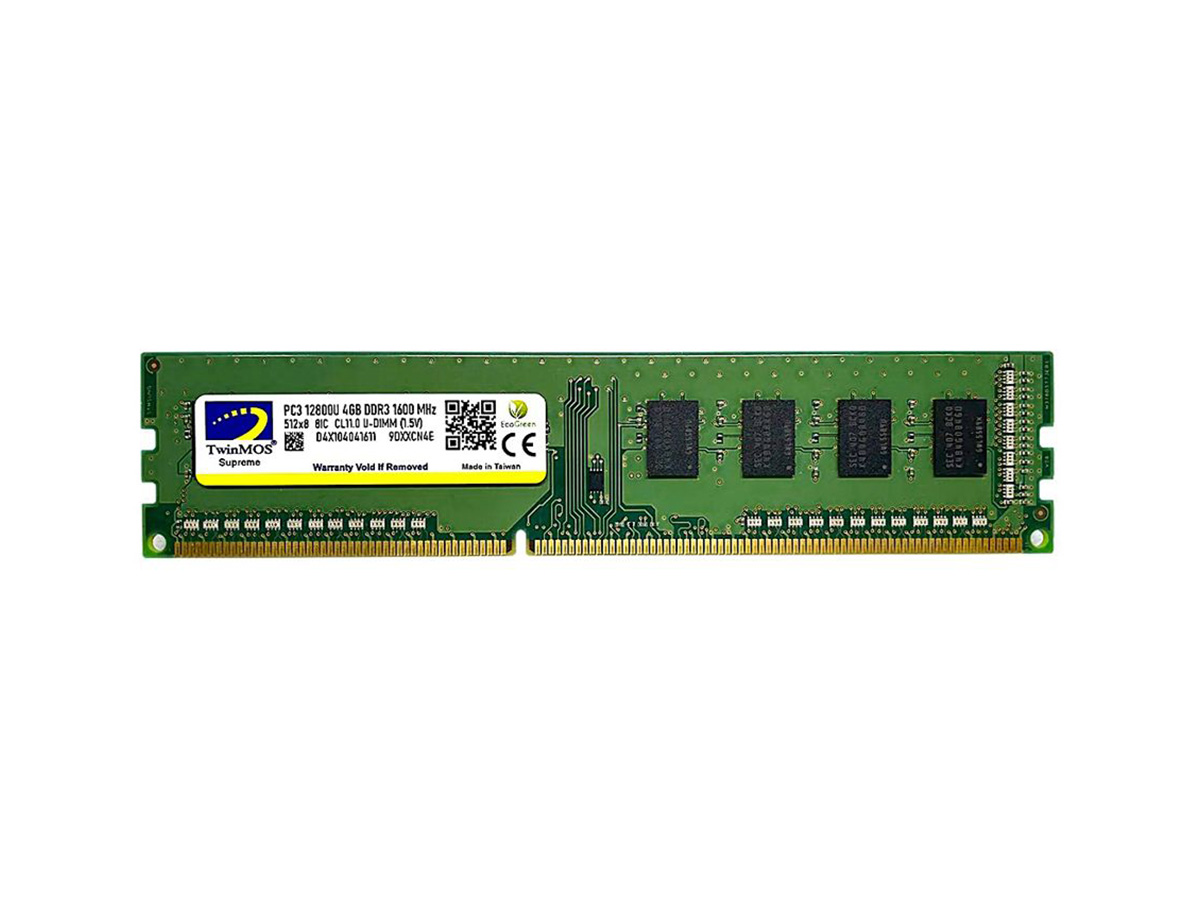 TwinMOS DDR3 4GB 1600MHz 1.5v Desktop Ram - MDD34GB1600D