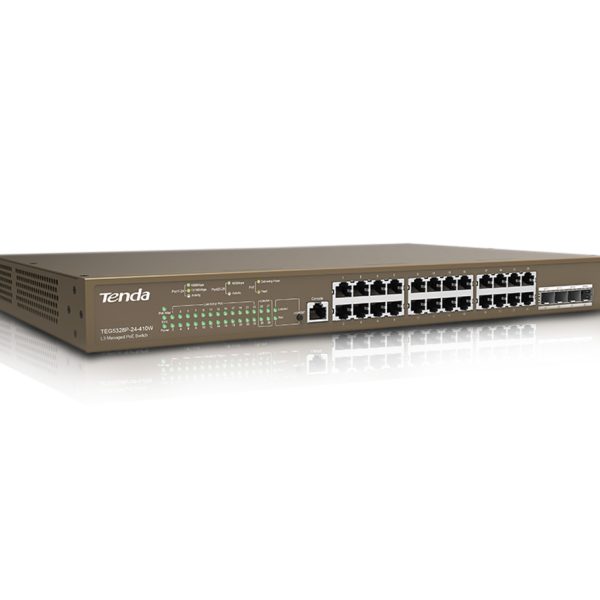 TENDA TEG5328P-24-410W 24GE PoE Port (370W)