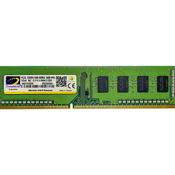 TwinMOS DDR3 4GB 1600MHz 1.35V Low Voltage Desktop Ram - MDD3L4GB1600D