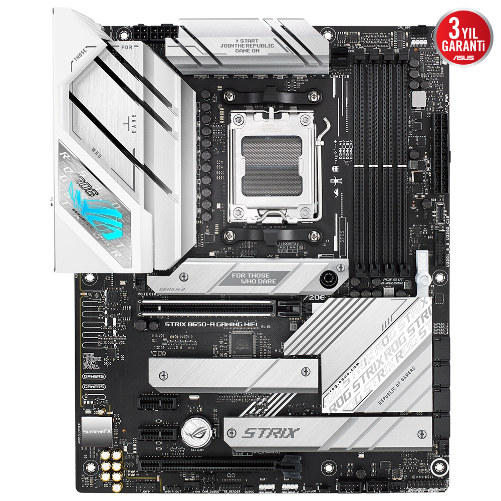 Asus ROG STRIX B650-A GAMING WIFI AMD B650 DDR5 USB3.2 DP/HDMI PCI4.0 AM5 Anakar- Bbi.Isl.Ank.Amd.0033 Asus ROG STRIX B650-A GAMING WIFI AMD B650 DDR5 USB3.2 DP/HDMI PCI4.0 AM5 Anakar - Bbi.Isl.Ank.Amd.0033