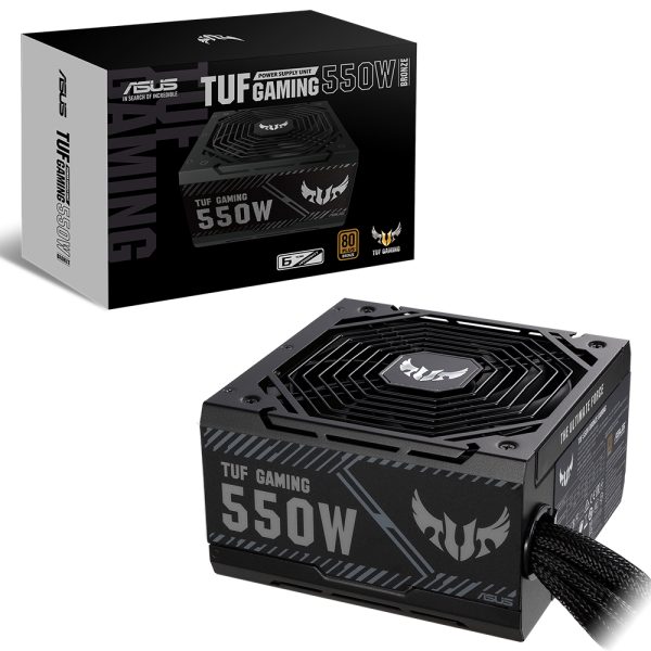 Asus TUF-GAMING-550B 80+ BRONZE 550W Güç Kaynağı ( 6 Yıl Garanti ) - Bbi.Isl.Kas.Psu.0023