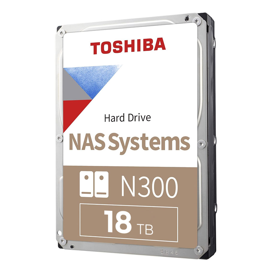 TOSHIBA N300 18 TB N300 7200RPM SATA3 512MB 7/24  1-8  Yuvalı Nas için - HDWG51JUZSVA