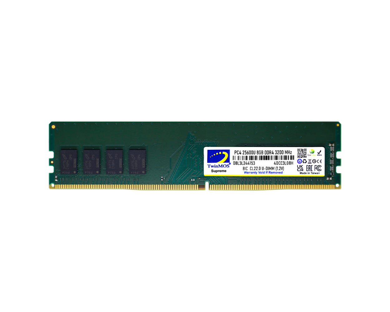 TWINMOS MDD48GB3200D 8GB 3200Mhz DDR4 PC Bellek - 29541